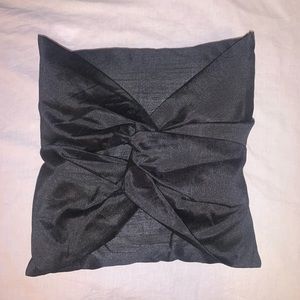 black tie decor throw pillow